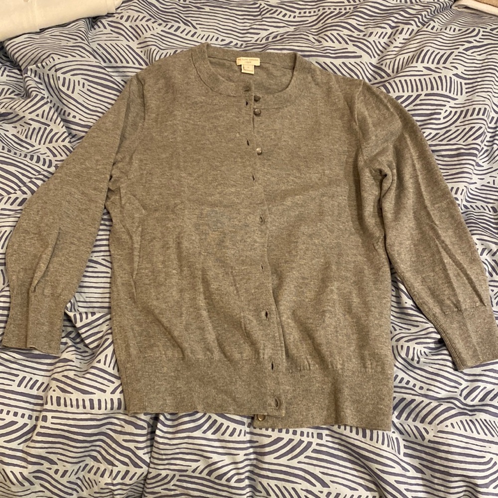 J. Crew Grey Cardigan